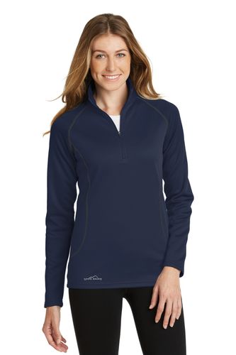 Eddie Bauer Ladies Smooth Fleece 1/2-Zip. EB237 image thumbnail