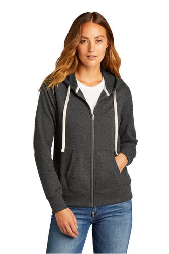 District Women's Re-Fleece Full-Zip Hoodie DT8103 image thumbnail