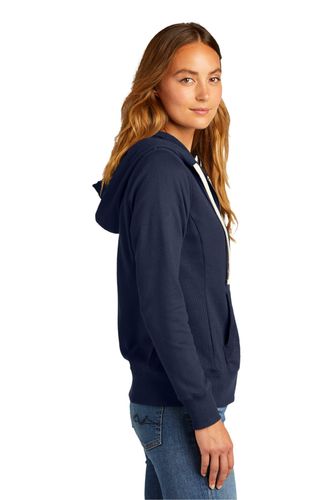 District Women's Re-Fleece Full-Zip Hoodie DT8103 image thumbnail