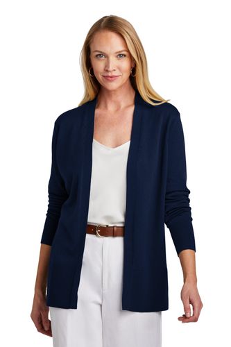 Brooks Brothers Women's Cotton Stretch Long Cardigan Sweater BB18403 image thumbnail