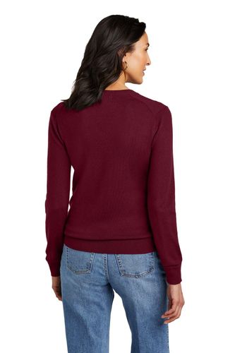 Brooks Brothers Women's Washable Merino V-Neck Sweater BB18411 image thumbnail