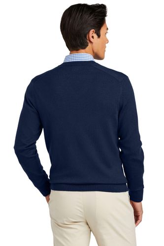 Brooks Brothers Washable Merino V-Neck Sweater BB18410 image thumbnail