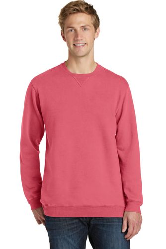 Port & Company Beach Wash Garment-Dyed Crewneck Sweatshirt PC098 image thumbnail