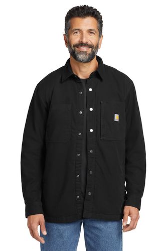 Carhartt Rugged Flex Fleece-Lined Shirt Jac CT105532 image thumbnail Carhartt Rugged Flex Fleece-Lined Shirt Jac CT105532 image thumbnail