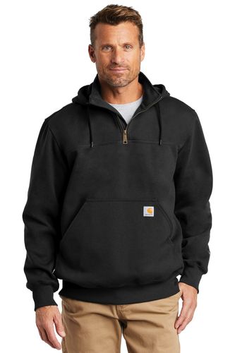 Carhartt Rain Defender Paxton Heavyweight Hooded Zip Mock Sweatshirt. CT100617 image thumbnail