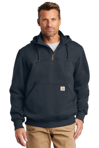 Carhartt Rain Defender Paxton Heavyweight Hooded Zip Mock Sweatshirt. CT100617 image thumbnail