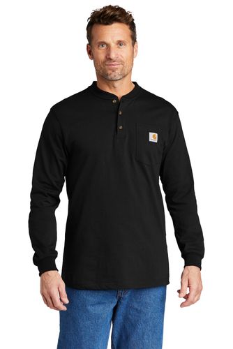 Carhartt Long Sleeve Henley T-Shirt CTK128 image thumbnail Carhartt Long Sleeve Henley T-Shirt CTK128 image thumbnail