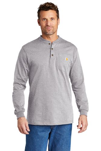 Carhartt Long Sleeve Henley T-Shirt CTK128 image thumbnail Carhartt Long Sleeve Henley T-Shirt CTK128 image thumbnail