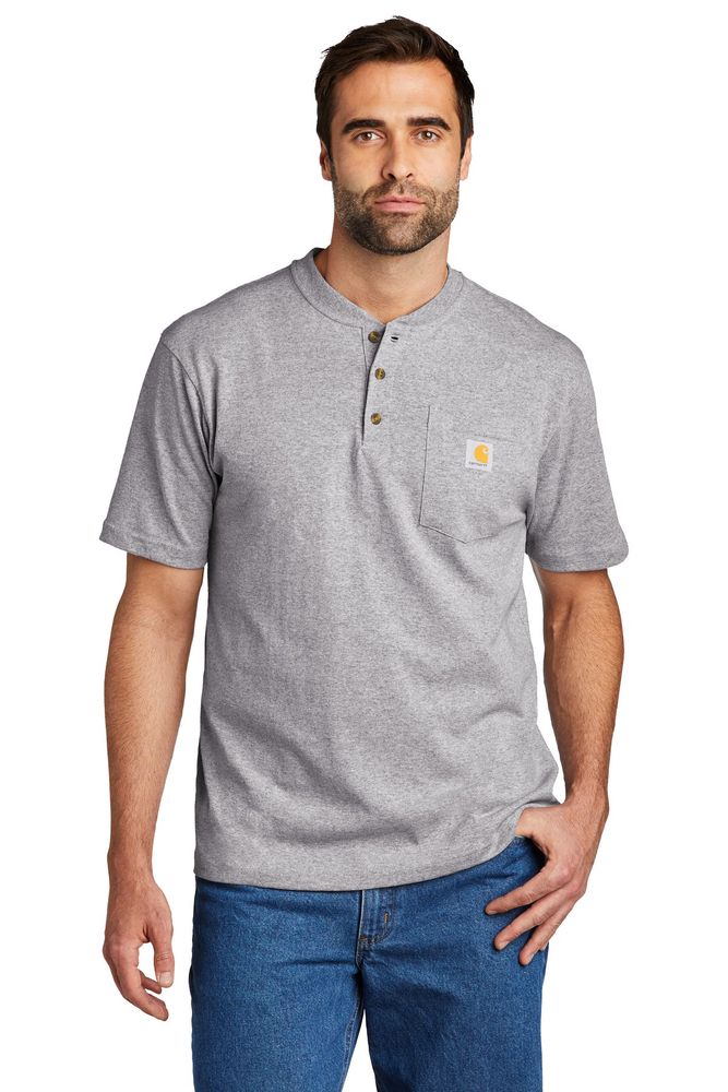 Carhartt Short Sleeve Henley T-Shirt CTK84 primary image