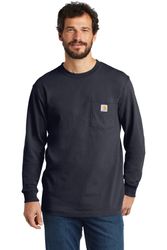 Image of Carhartt Workwear Pocket Long Sleeve T-Shirt. CTK126