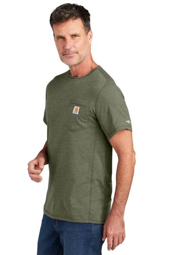 Carhartt Force Short Sleeve Pocket T Shirt CT104616 image thumbnail Carhartt Force Short Sleeve Pocket T Shirt CT104616 image thumbnail