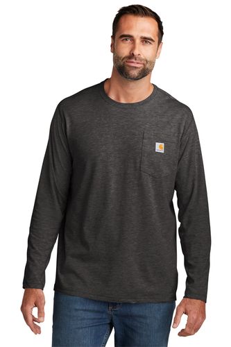 Carhartt Force Long Sleeve Pocket T-Shirt CT106656 image thumbnail Carhartt Force Long Sleeve Pocket T-Shirt CT106656 image thumbnail