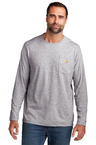 Carhartt Force Long Sleeve Pocket T-Shirt CT106656 image thumbnail Carhartt Force Long Sleeve Pocket T-Shirt CT106656 image thumbnail