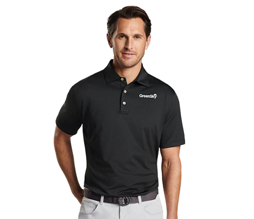 GreenSky Peter Millar Men's Solid Performance Polo image thumbnail
