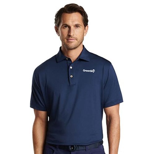 GreenSky Peter Millar Men's Solid Performance Polo image thumbnail