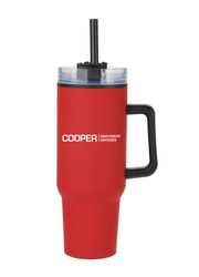 Image of 40 oz Stainless Steel Tumbler w/ Straw. DMU-OU23