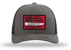 Image of Cooper Richardson Trucker Flag Patch. 112-FP