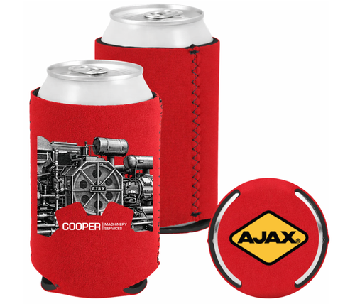 AJAX Neoprene Koozie. 0070-3W-4CP image thumbnail