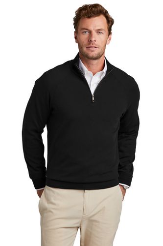Brooks Brothers® Cotton Stretch 1/4 Zip Sweater image thumbnail