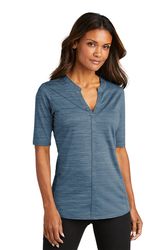 Image of Port Authority ® Women's Stretch Heather Open Neck Top
