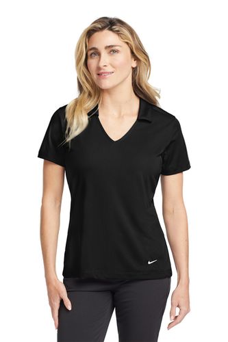Nike Women's Dri-FIT Vertical Mesh Polo image thumbnail