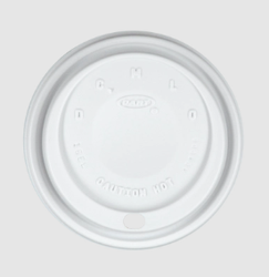 Image of 16oz. Domed Lid - White