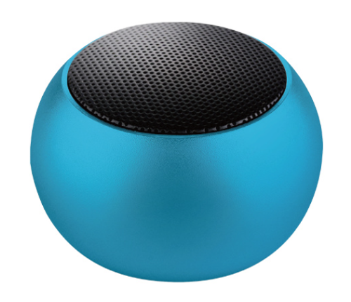 Blue Micro Speaker with Westcor Land Title Insurance Logo in Black	 image thumbnail