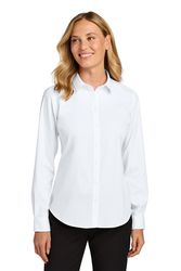 Image of Port Authority® Women’s Long Sleeve Nailhead Easy Care Shirt