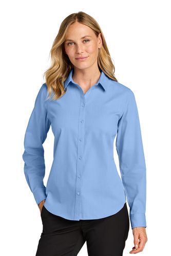 Port Authority® Women’s Long Sleeve Nailhead Easy Care Shirt image thumbnail
