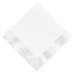 Image of Napkins White 5 x 5