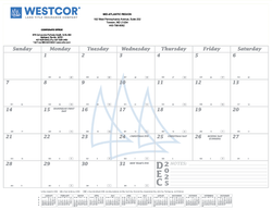 Image of Westcor Regional Office 2026 Branded Desk Pad Calendar