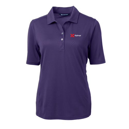 Ladies Omega Solid Mesh Tech Polo image thumbnail