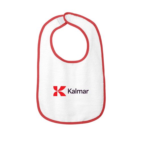 Infant Contrast Trim Terry Bib image thumbnail