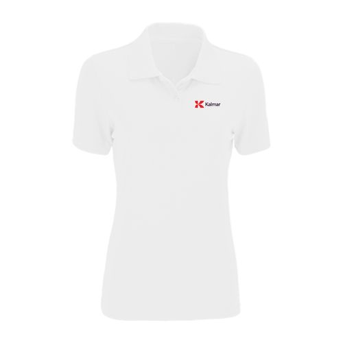 Ladies Omega Solid Mesh Tech Polo image thumbnail