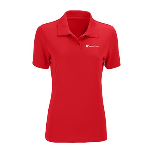 Ladies Omega Solid Mesh Tech Polo image thumbnail