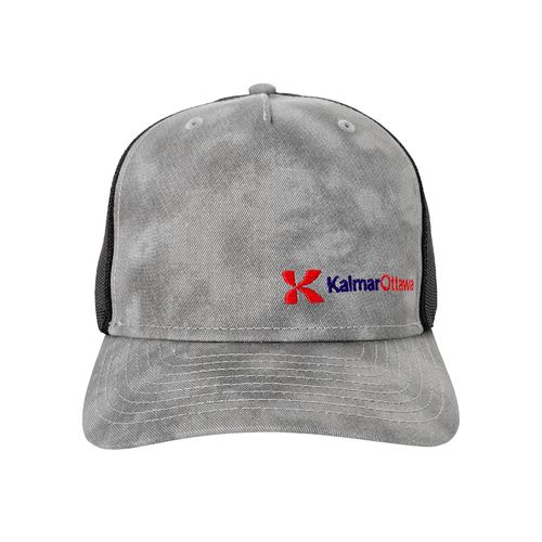 Modern Gray 5 Panel Mesh Hat image thumbnail