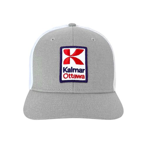 Grey/White Patch Mesh Hat image thumbnail