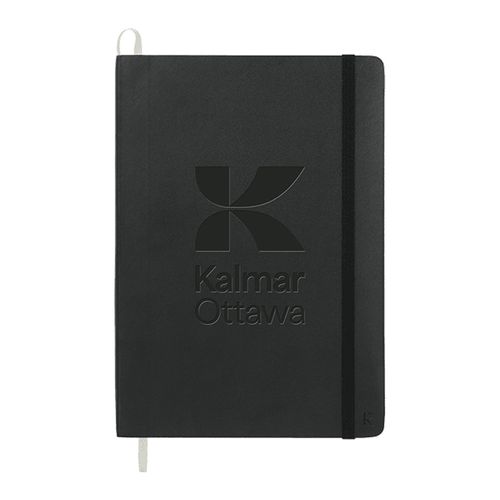 Black Vegan Leather Soft Bound Notebook  image thumbnail