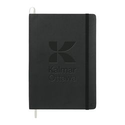 Image of Black Vegan Leather Soft Bound Notebook 