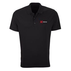 Image of QUICK SHIP Omega Solid Mesh Tech Polo