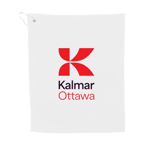 15" x 18" Recycled 200g Microfiber Waffle Towel image thumbnail