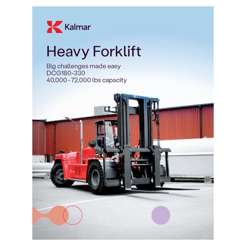 Kalmar Heavy Diesel Forklift DCG180-330 Brochure (Pack of 25) image thumbnail