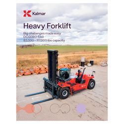 Image of Kalmar Heavy Diesel Forklift DCG380-540 Brochure (Pack of 25)