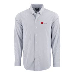 Image of Cutter & Buck Men's Recycled Pinstripe Dress Shirt