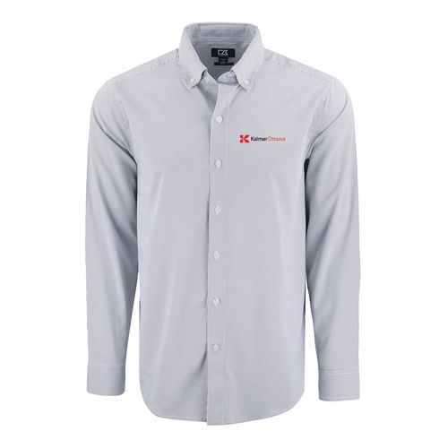 Cutter & Buck Men's Recycled Pinstripe Dress Shirt image thumbnail