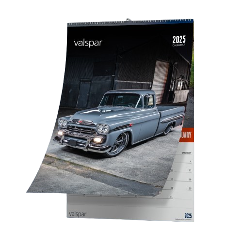 2025 Valspar Automotive Finishes Calendar image thumbnail