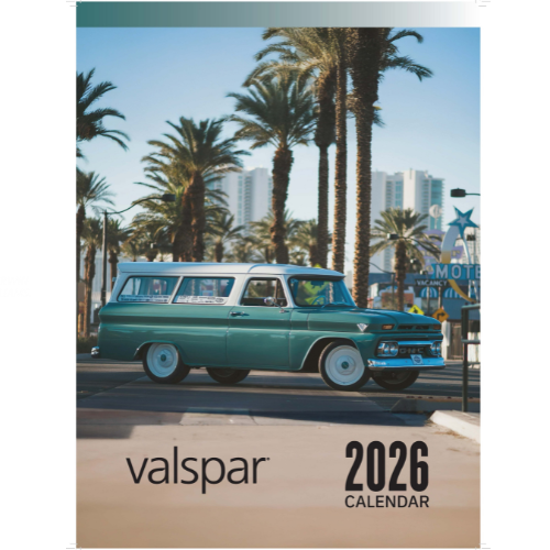 2026 Valspar Automotive Finishes Calendar image thumbnail