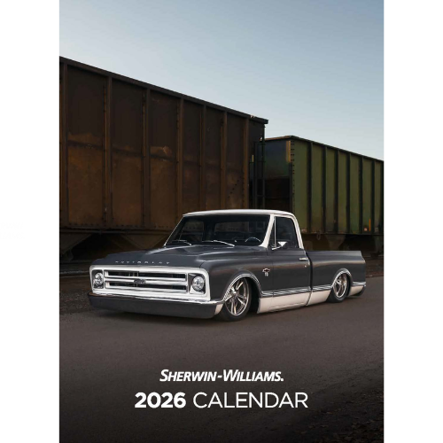 2026 Sherwin-Williams Automotive Finishes Calendar image thumbnail