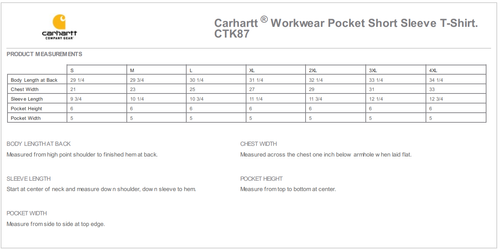 Unisex - Carhartt Workwear Pocket T-Shirt - Lakeshore image thumbnail