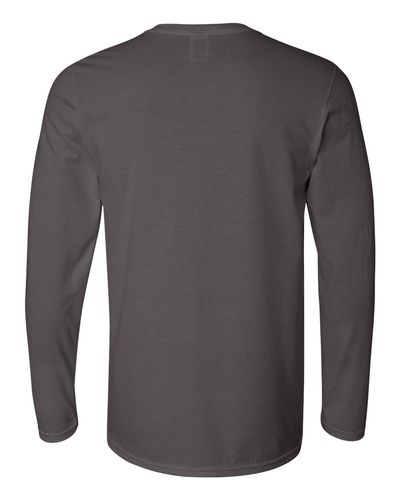 Unisex- Gildan Softstyle LS T-Shirt-Charcoal image thumbnail